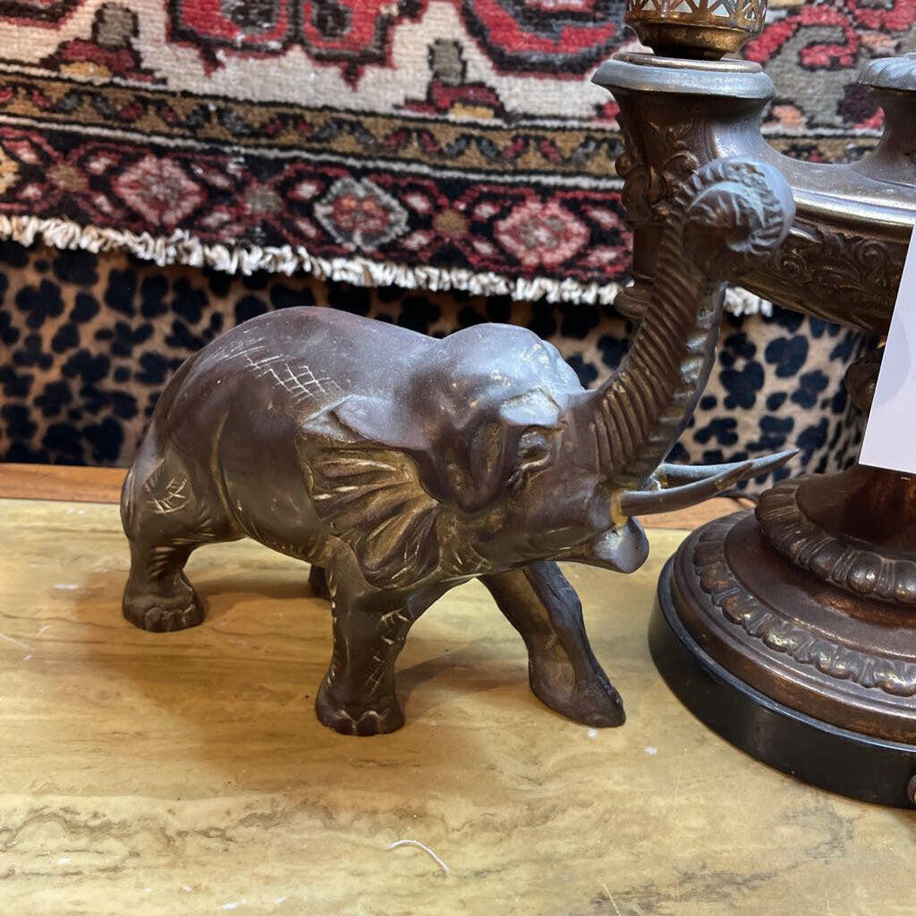 VINTAGE BRASS ELEPHANT