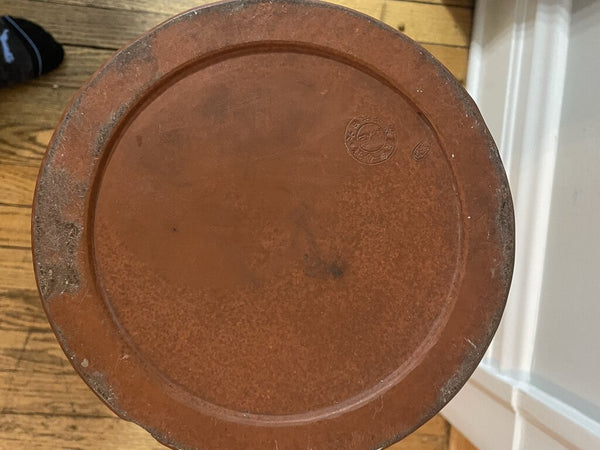 MCM Terracotta Umbrella Stand Asian 24T 10D slicer chip in base (in store pick up only)