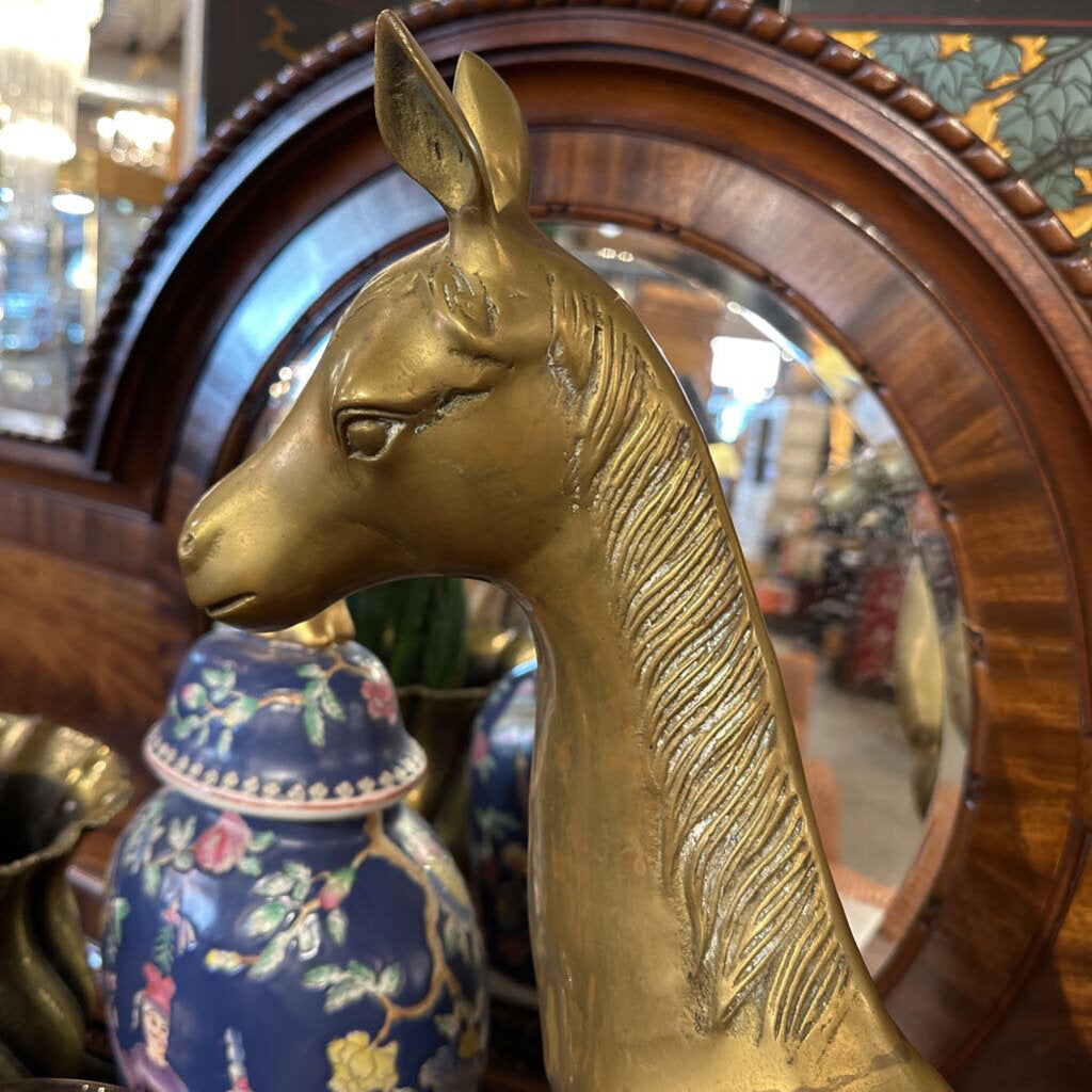 MCM VINTAGE BRASS HORSE 24X19 – Warehouse 55 Chicago