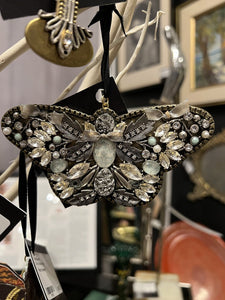 Bejeweled Butterfly Holiday Ornament