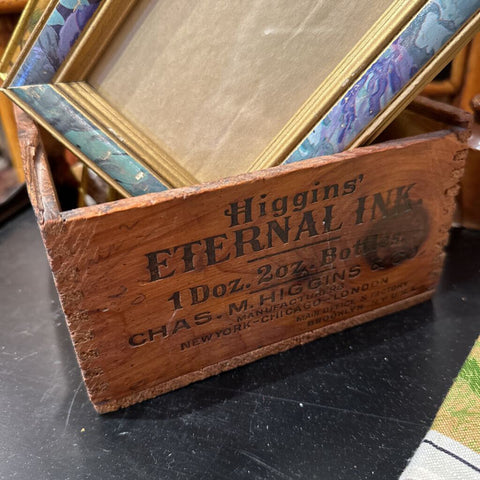 Eternal Ink advertising wood box