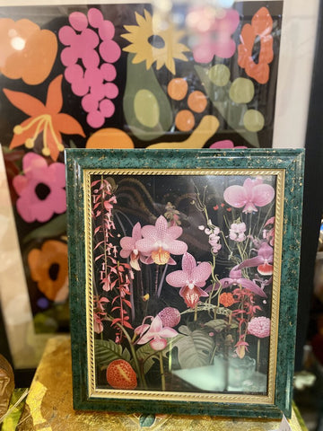 8x10 tropical orchids frame