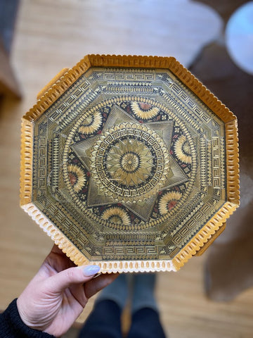 Intricate octagon tray