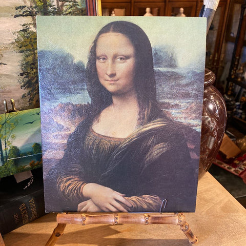 Mona Lisa Museum Print on board 8x10