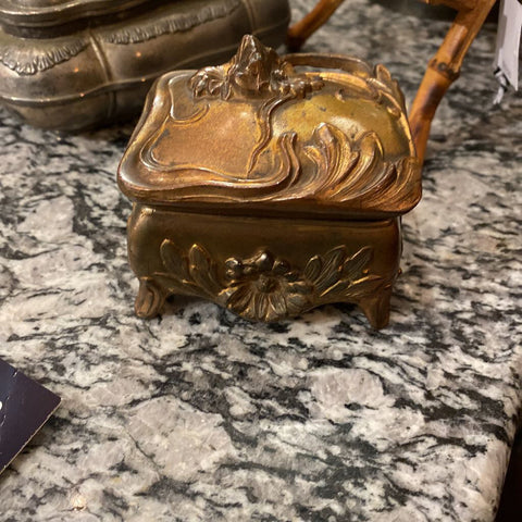 Art Nouveau Casket Jewelry Box