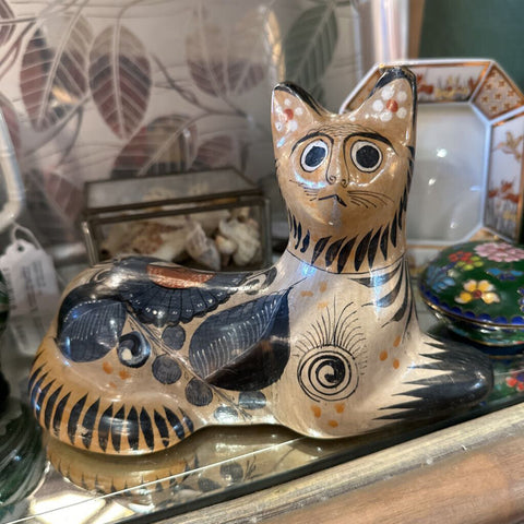 Vintage painted cat Mexico