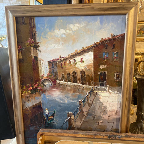Venice Canal Oil Painting 14x18