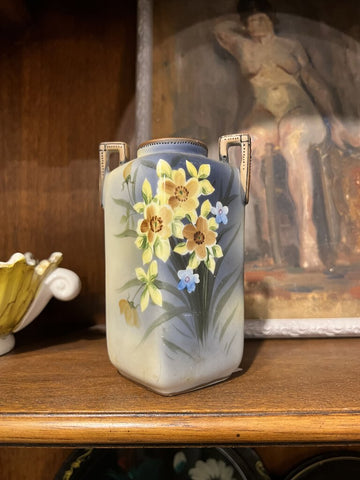 Nippon painted vase