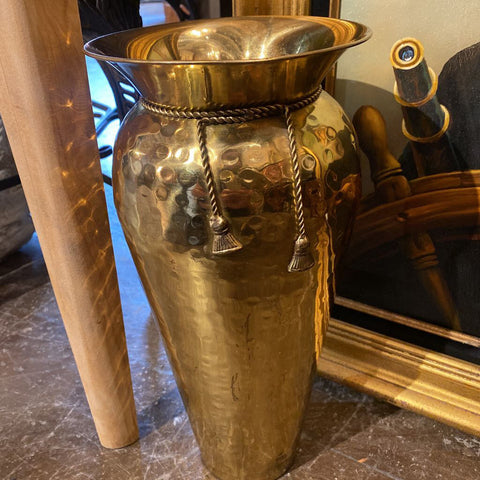 Tall Brass Planter