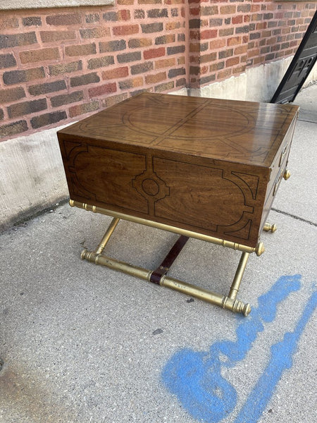 Vintage Drexel Oxford Square Side Table 26D 22W22T (IN STORE PICK UP ONLY)