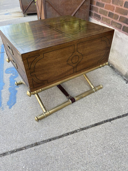 Vintage Drexel Oxford Square Side Table 26D 22W22T (IN STORE PICK UP ONLY)