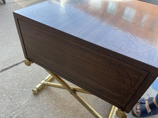 Vintage Drexel Oxford Square Side Table 26D 22W22T (IN STORE PICK UP ONLY)