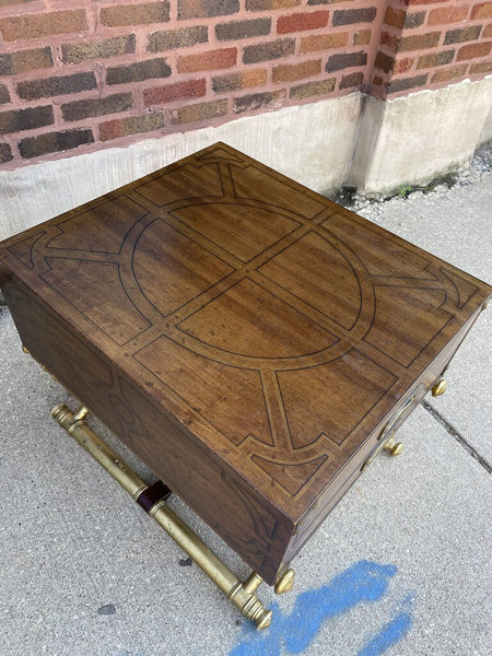 Vintage Drexel Oxford Square Side Table 26D 22W22T (IN STORE PICK UP ONLY)