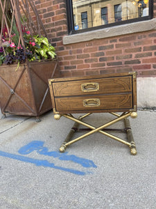 Vintage Drexel Oxford Square Side Table 26D 22W22T (IN STORE PICK UP ONLY)