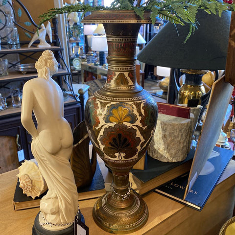 Brass Painted Vase