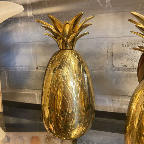 Large Brass Pineapple Candleholder