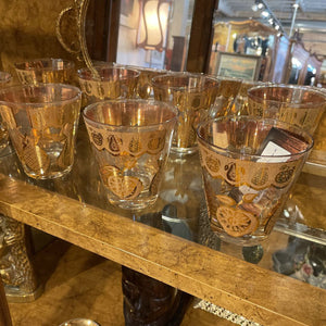 Vintage culver florentine tumbler (8) (IN STORE PICK UP ONLY)