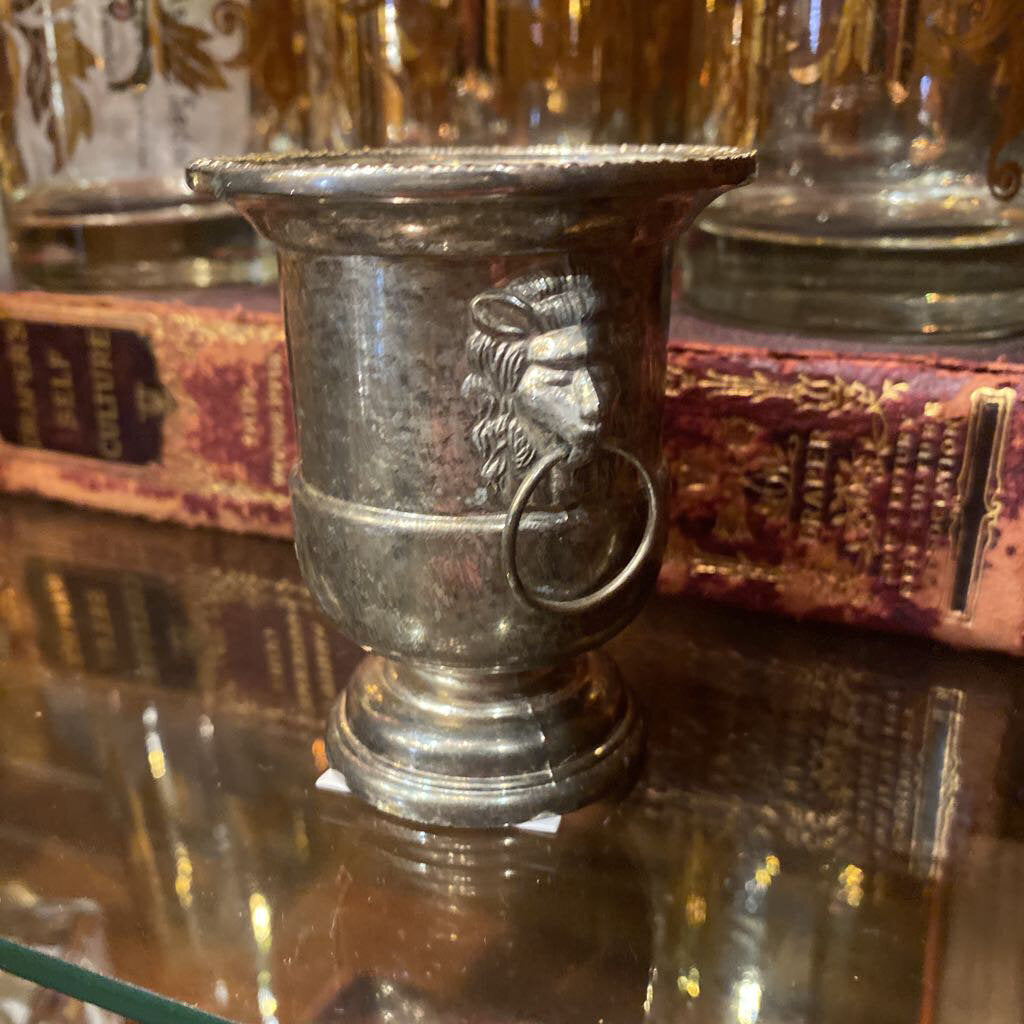 Small Silver Lion Head Loving Cup