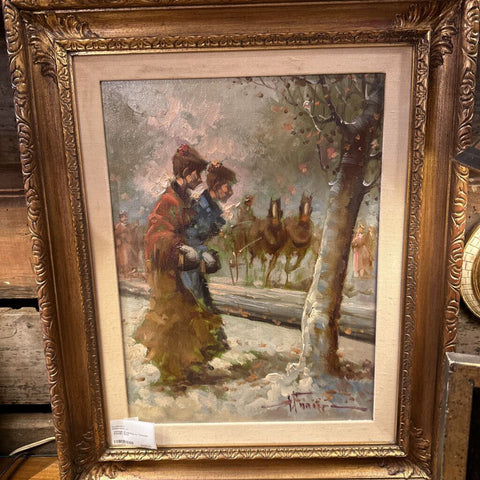 Vintage oil painting by Tomasso Principe 18x22