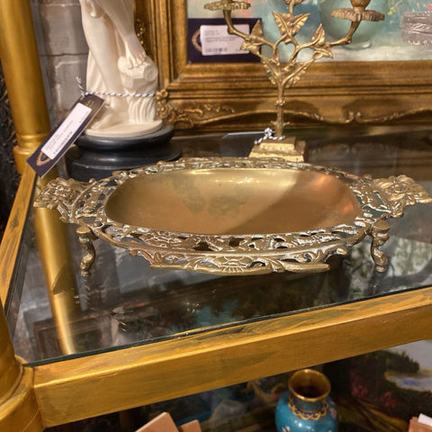 Brass Footed Bowl