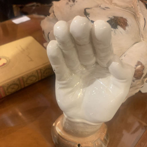 Vintage ceramic hand