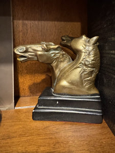 Brass Horse Bookends AS IS-set of 2