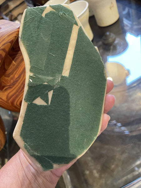 Vintage antelope alabaster ash tray