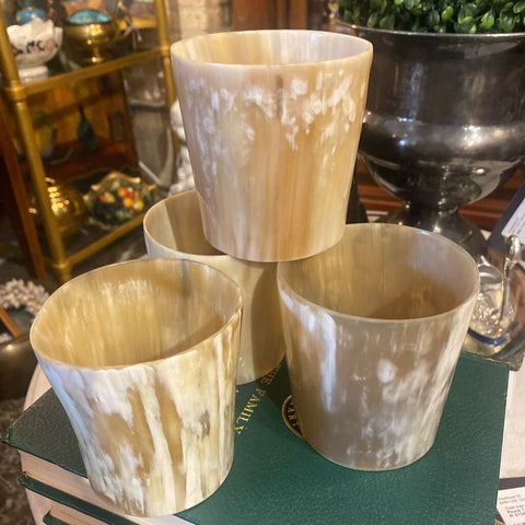 Set of 4 Horn Cups