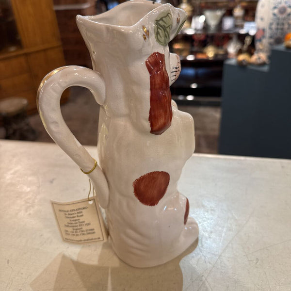 STAFFORDSHIRE DOG PITCHER 10'