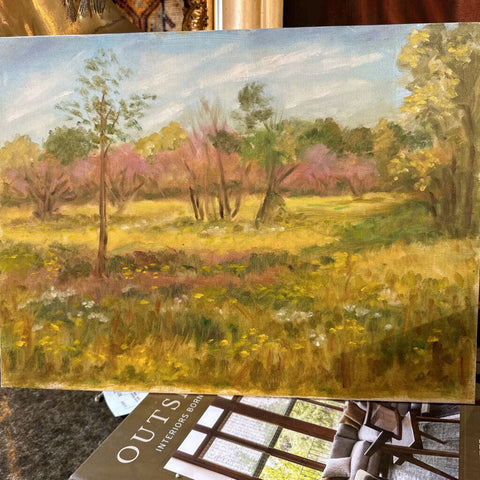 Original art landscape 12x16