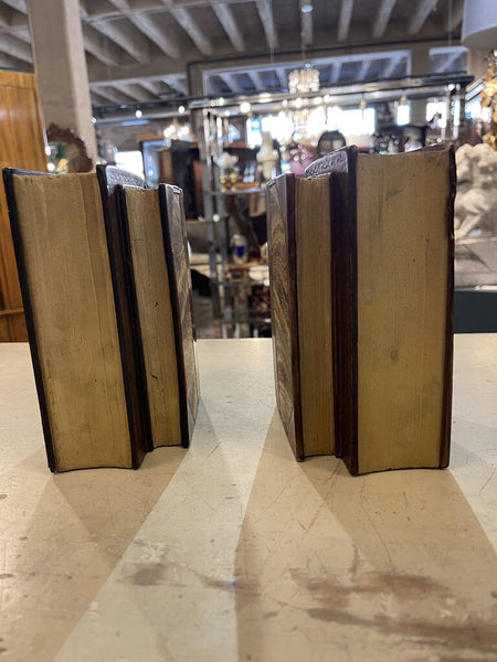 Pair of Faux Book Bookends 6T 4W 5D