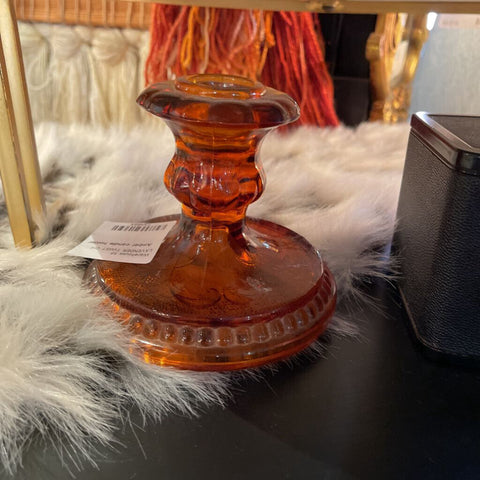 Amber candle holder