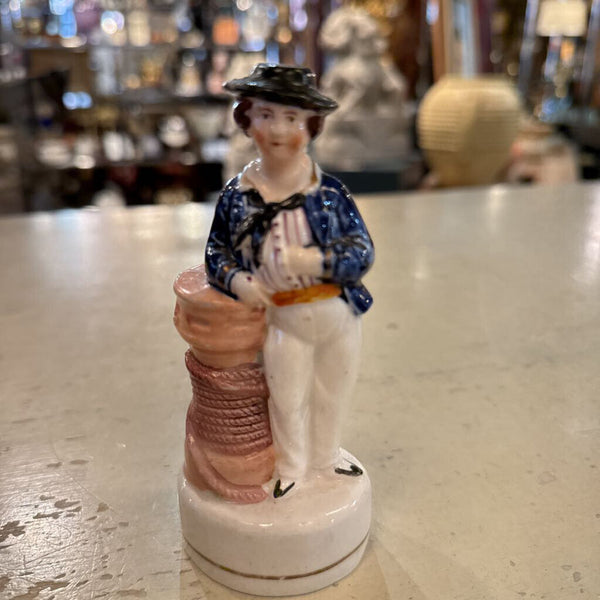 ANTIQUE STAFFORDSHIRE BOY 5T