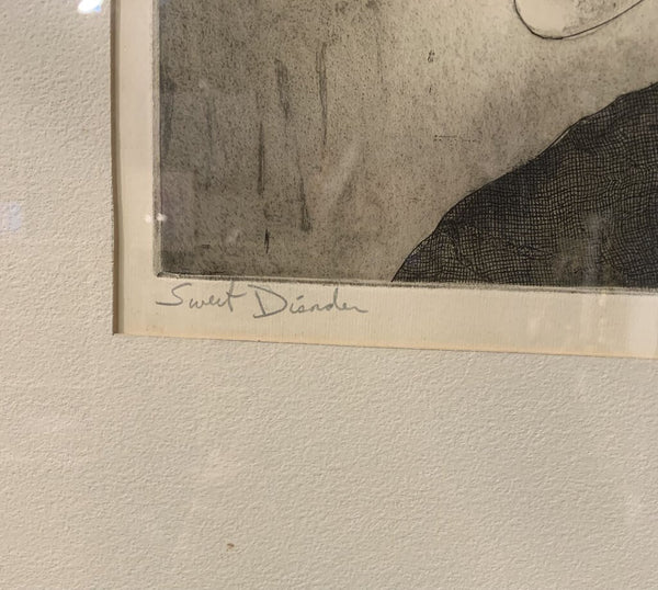 PORTRAIT "SWEET DIANDRE" HAND SIGNED W. PEARSON & DATED 1961 | 26"H X 22" W