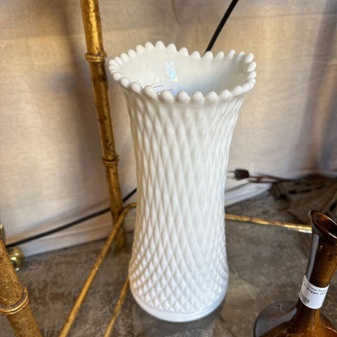 Westmoreland Diamond quilted vase