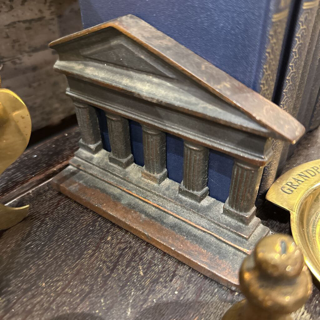 Bronze Column bookends PAIR