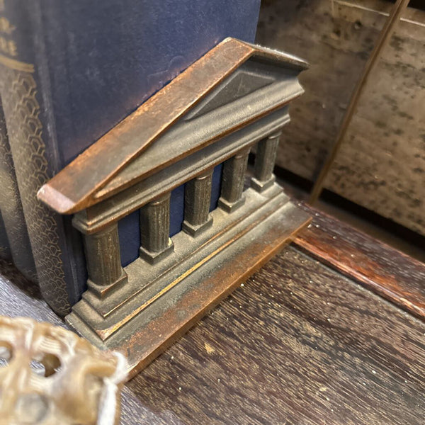 Bronze Column bookends PAIR