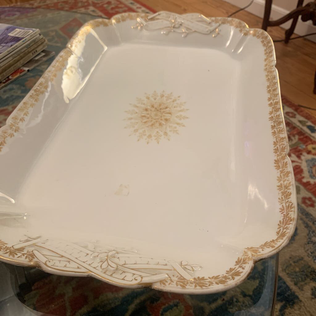 Vintage Large Large Havilland China Serving Platter -19 inches