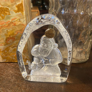 Crystal Cut Santa