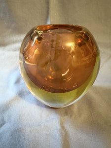 Small Murano sommerso vase