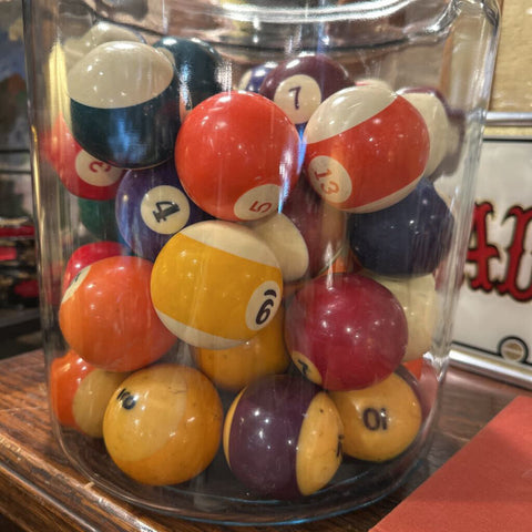 Vintage pool ball/EACH