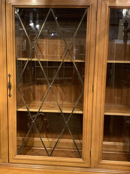 SALE! VINTAGE THOMASVILLE CABINET WITH LINED DRAWER FOR FLATWARE AND STORAGE BELOW | 51.5"W X 75"H X 14"D