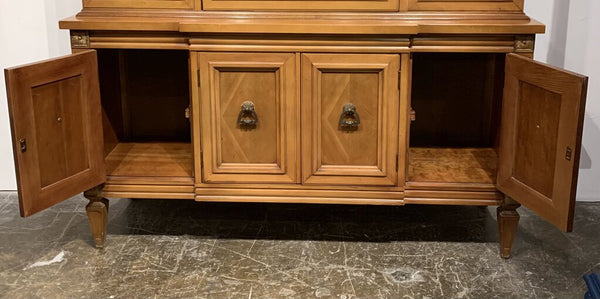 SALE! VINTAGE THOMASVILLE CABINET WITH LINED DRAWER FOR FLATWARE AND STORAGE BELOW | 51.5"W X 75"H X 14"D