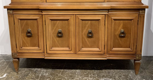 SALE! VINTAGE THOMASVILLE CABINET WITH LINED DRAWER FOR FLATWARE AND STORAGE BELOW | 51.5"W X 75"H X 14"D