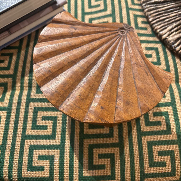 Brown Carved Trinket Box