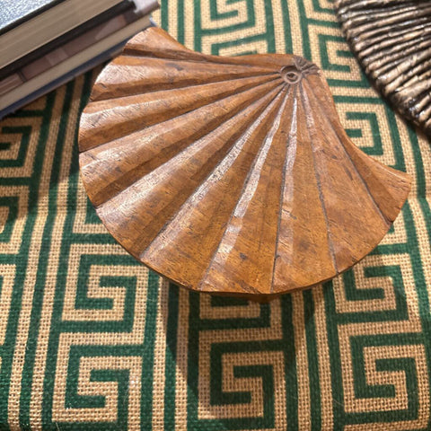 Brown Carved Trinket Box