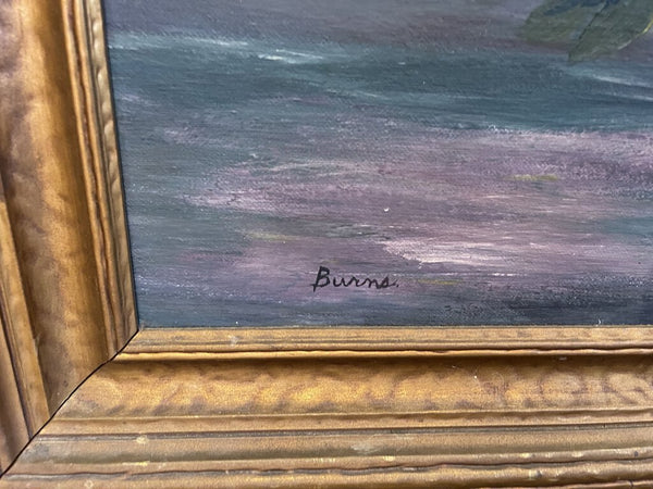 19th century oil painting of roses 30x26