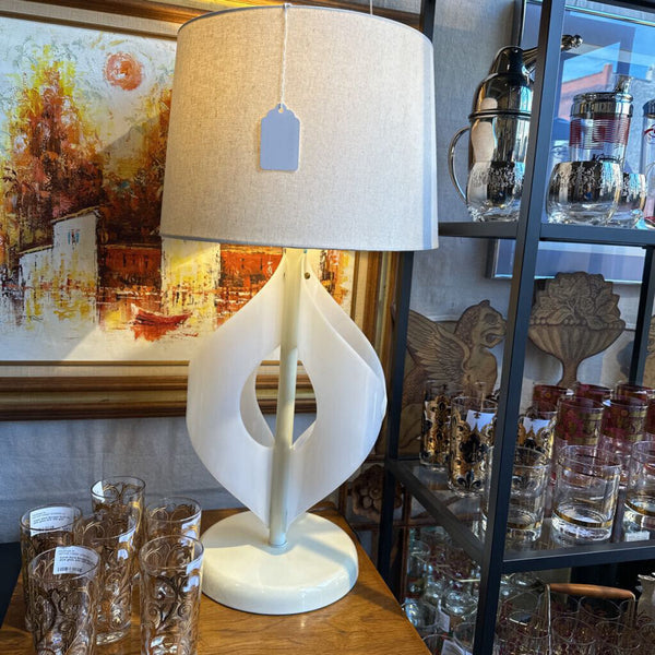 Vintage 1960s metal and acrylic lamp-pick up only