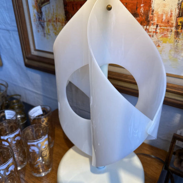 Vintage 1960s metal and acrylic lamp-pick up only