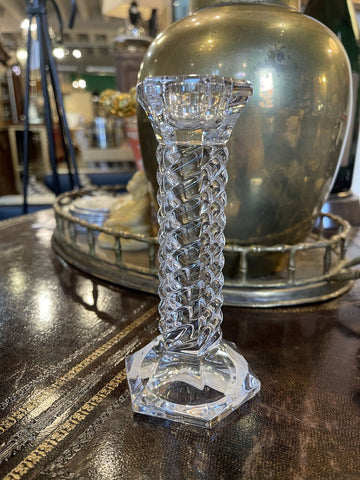 Waterford Rope Twist Crystal Candlestick 6in - EACH